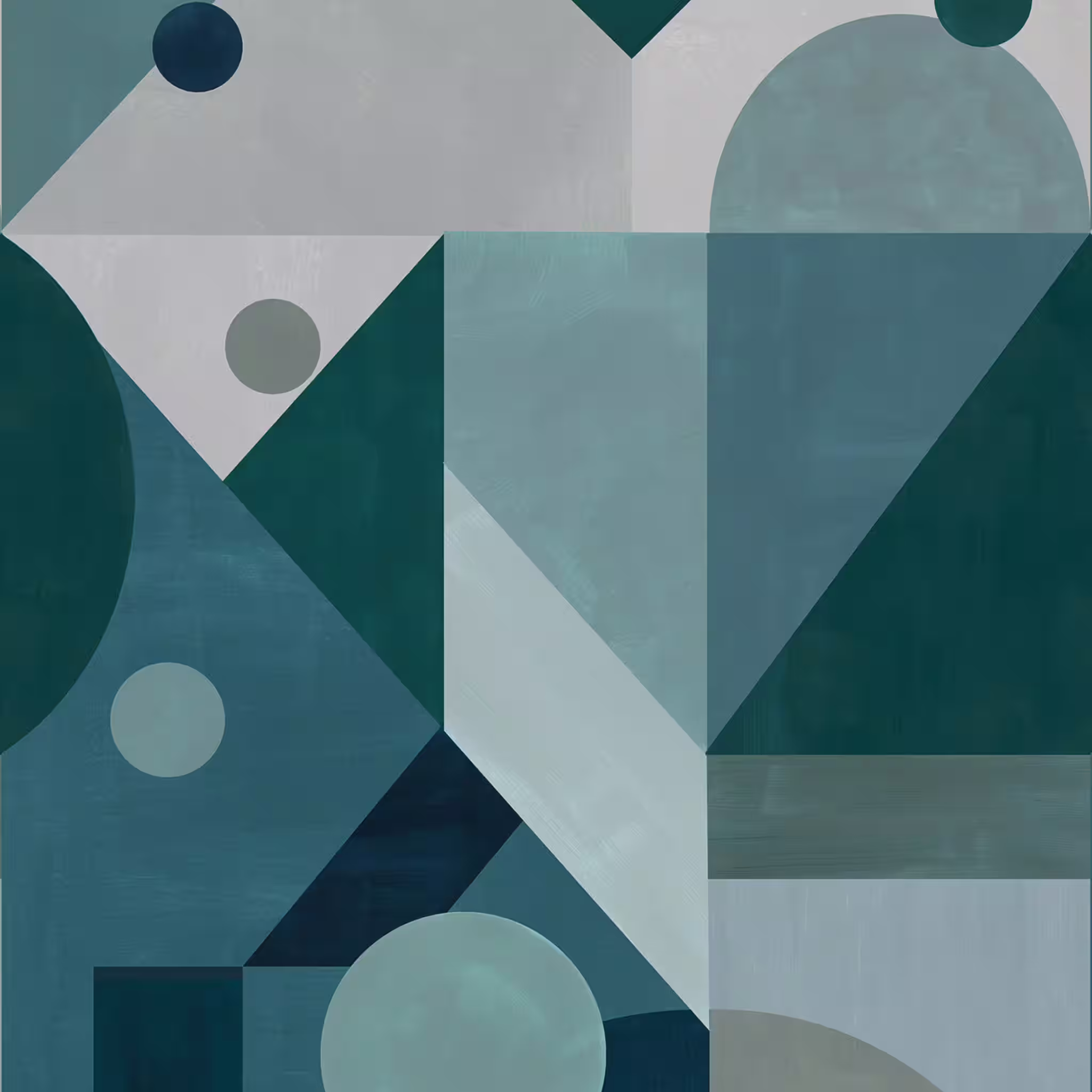Geprüft Fototapete Shapes in Blau Roomblush - RB301