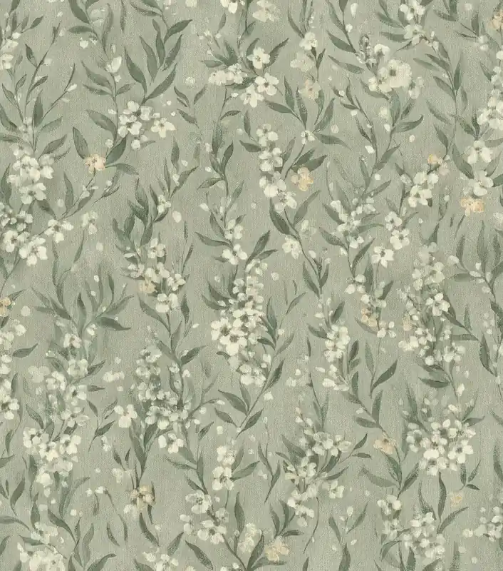Beliebt Tapete Kirschblüten in Grün - Noble Zen Sakura 435269