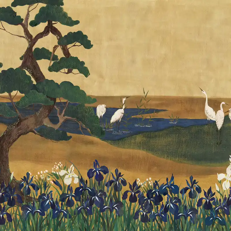 Fototapete mit Landschaft Golden Harmony Noble Zen 368017 Nur Für Kurze Zeit