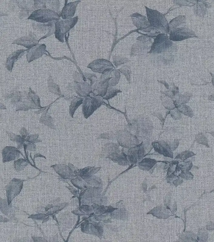 Vliestapete florale Ornamente in Blau - Atelier Tissé Harper 612943 Abverkauf