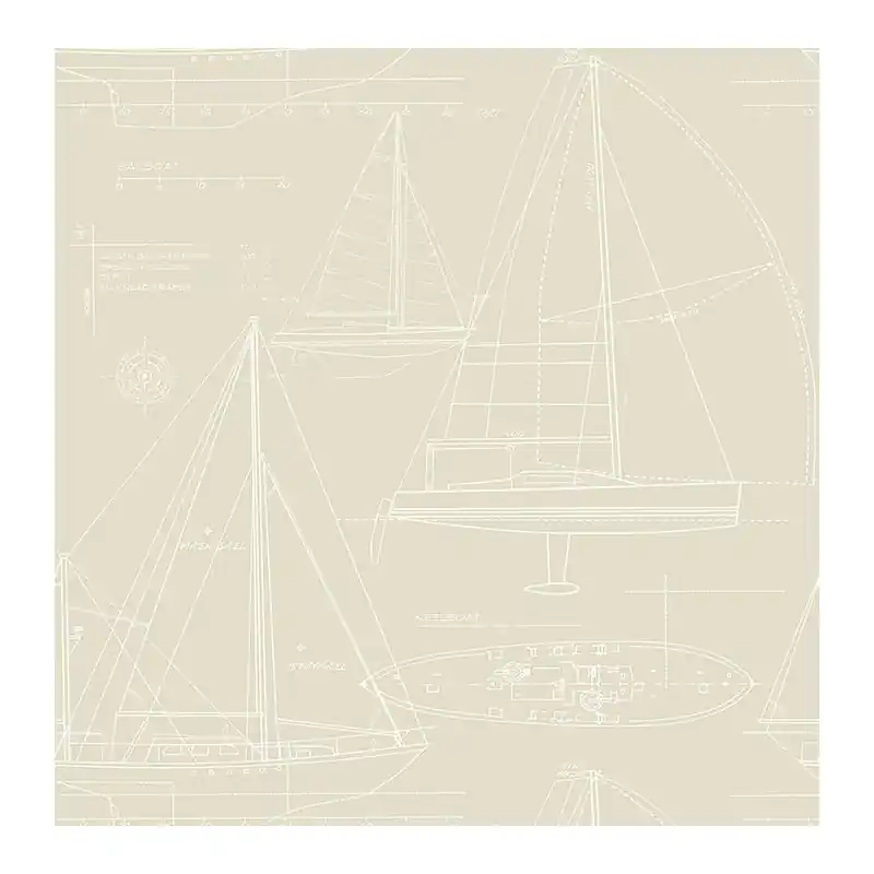 Sichere Zahlung Maritime Tapeten Geometric Boats
