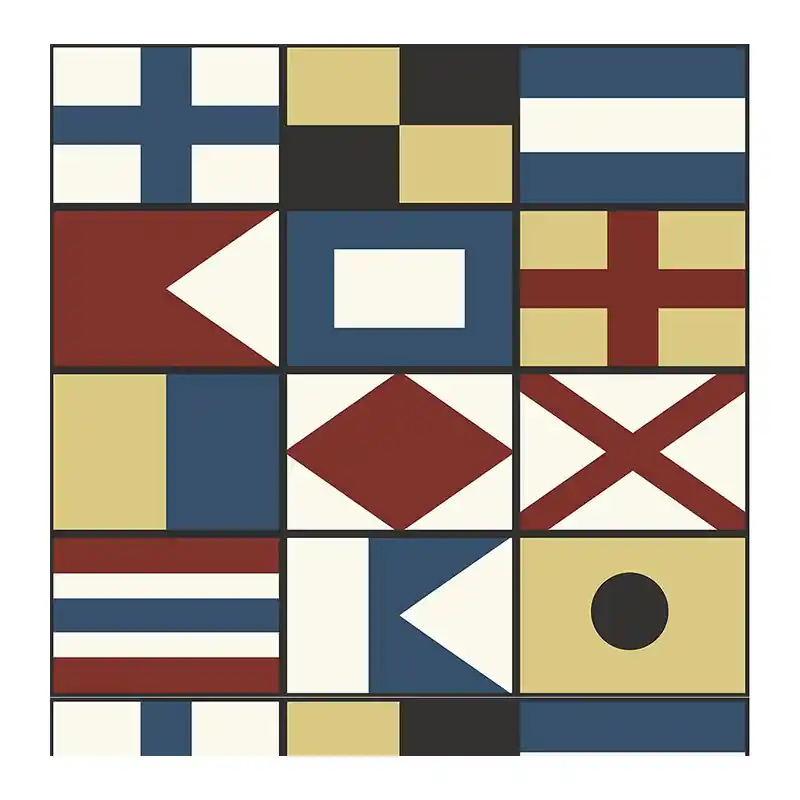 Markenware Geometrische Tapeten Fleura