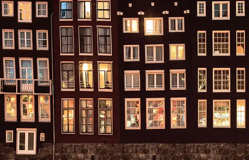 Fototapeten Gebäude und Türme Amsterdam Preiswert