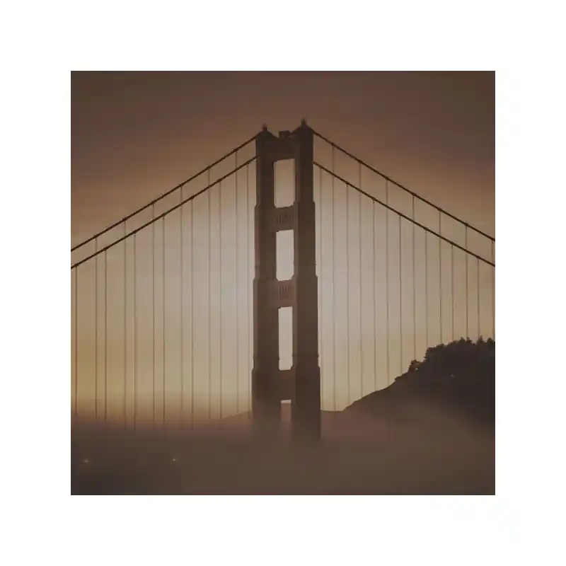 Super-Preis Fototapeten Brücken und Statuen Morning San Fransisco