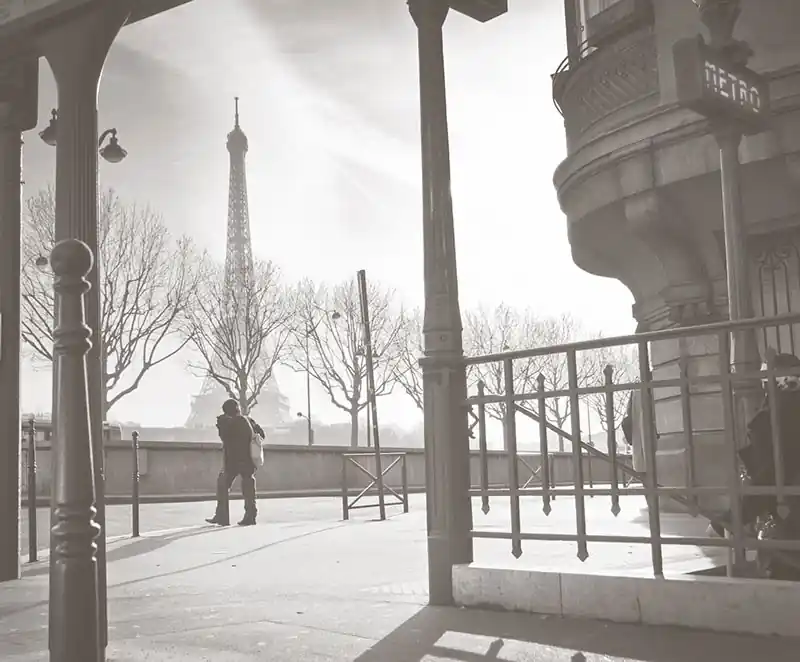 Preisknaller Fototapeten Länder und Städte Morning Paris