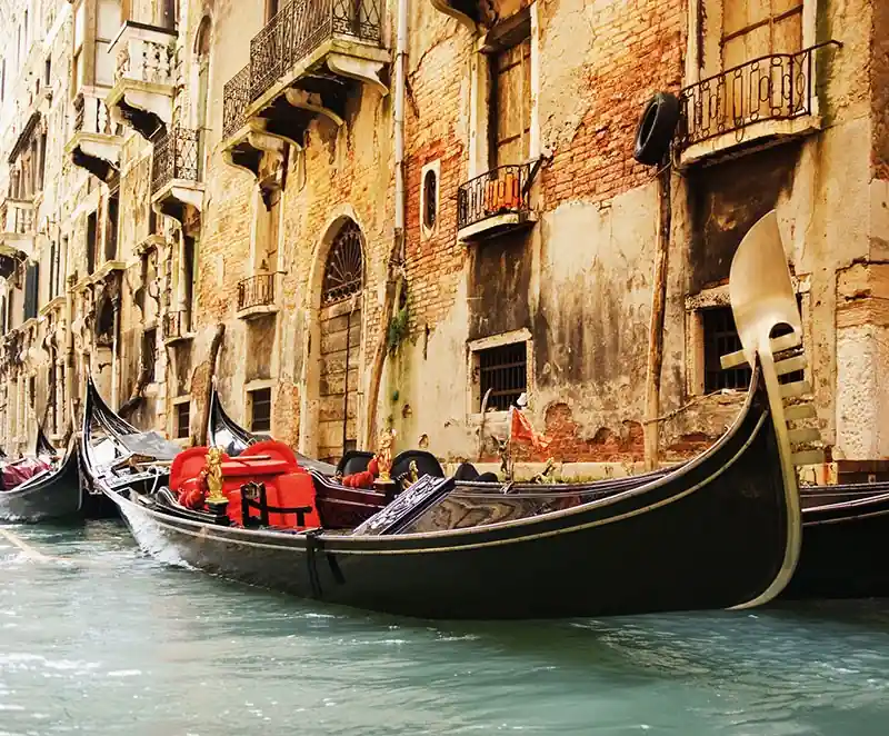Fototapeten Schiffe und Boote Gondola in Venice Kracherpreis