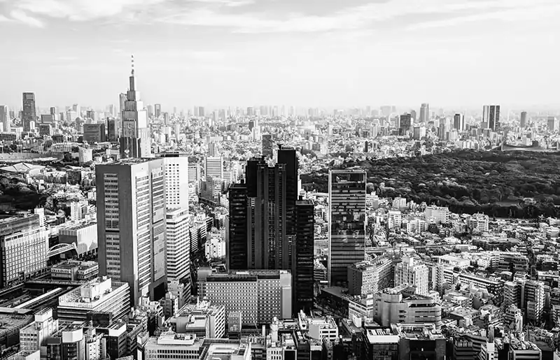 Fototapeten Länder und Städte Tokyo Center Sonderangebot