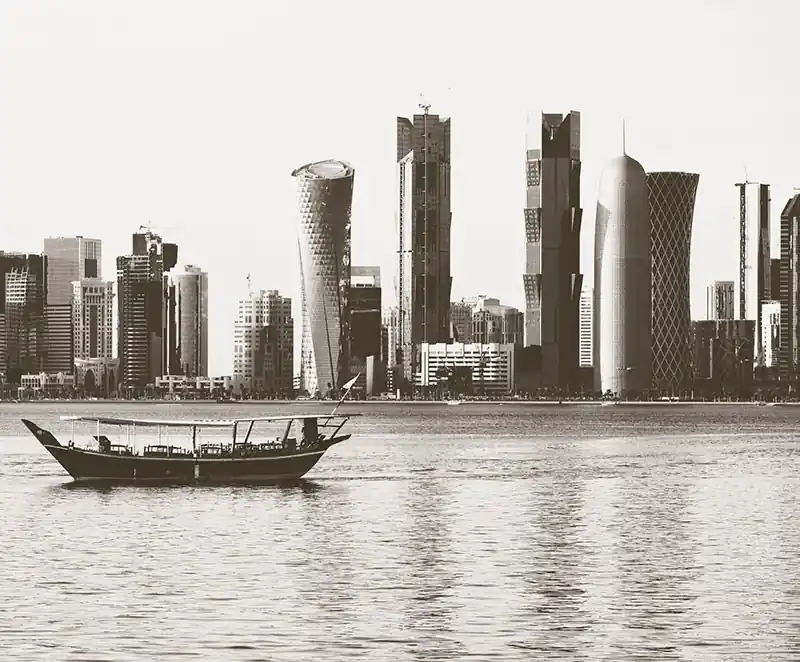 Fototapeten Länder und Städte Doha Sichere Zahlung