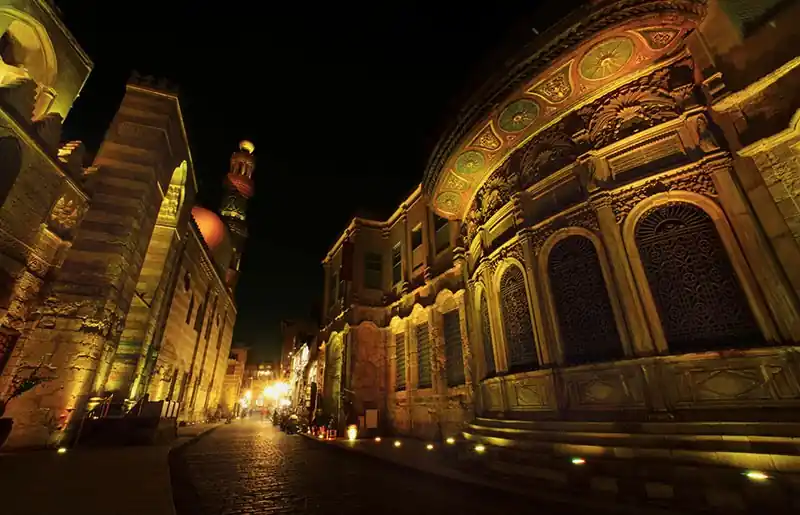 Fototapeten Stadtmotive Night Streets Cairo Sonderangebot