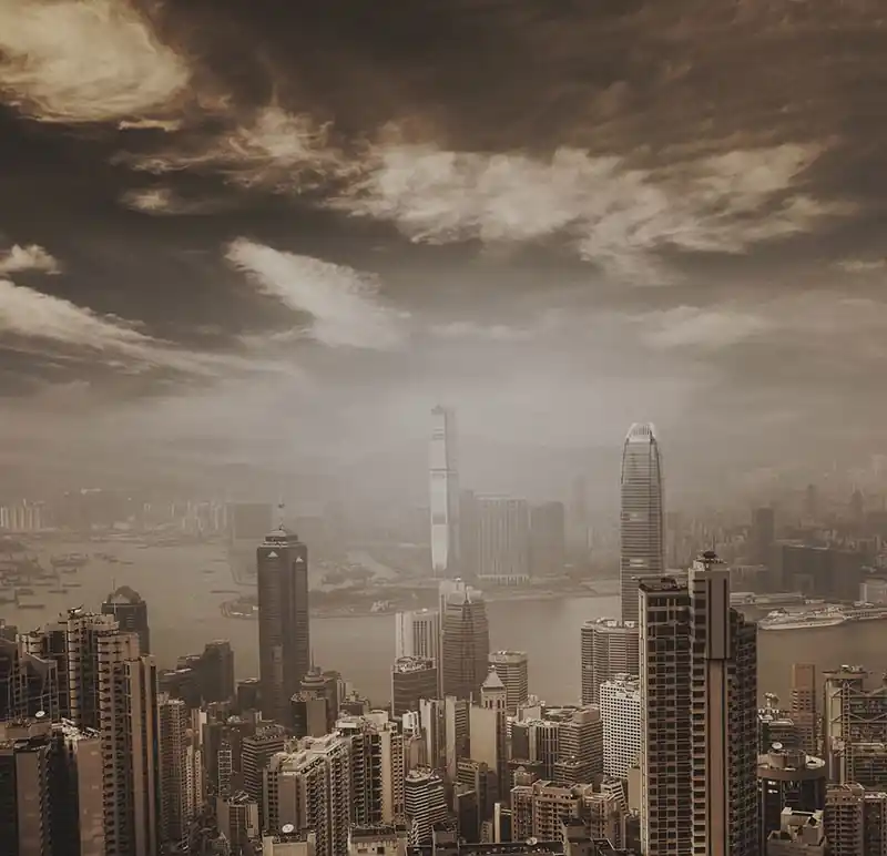 Expressversand Fototapeten Länder und Städte Hong Kong City
