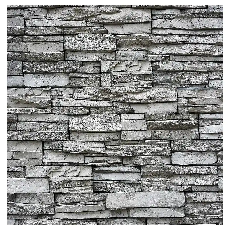 Fototapeten Stein Imitation Grey Brick Wall Angebot