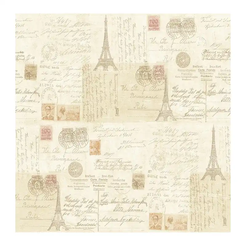 Grafische Tapeten Paris Letters Preiswert