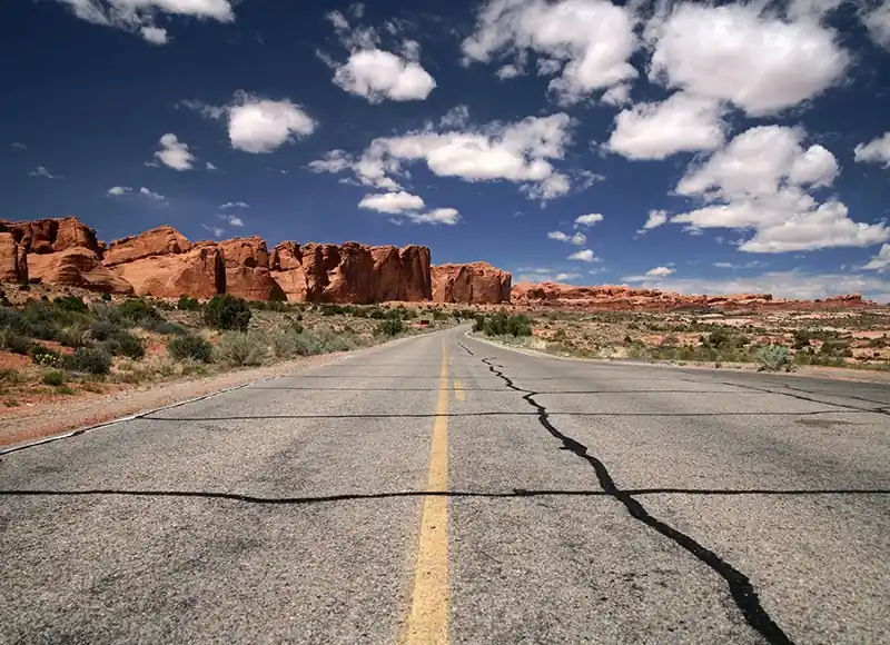 Fototapeten Berge und Wälder Route 66 Online Kaufen