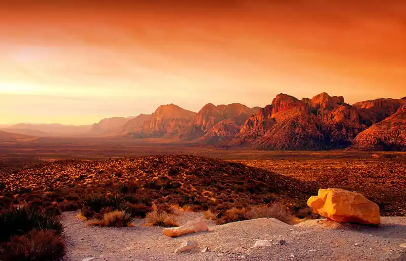 Saisonangebot Fototapeten Berge und Wälder Desert