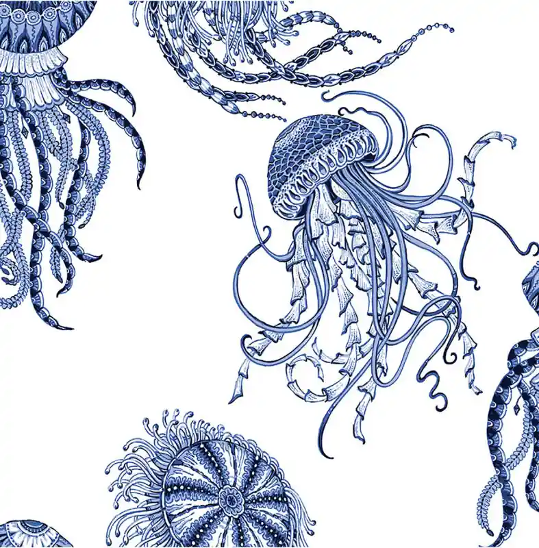 Billig Selbstklebende Tapeten Jellyfish