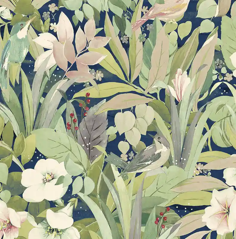 Selbstklebende Tapeten Blossoming Birds Begrenztes Angebot