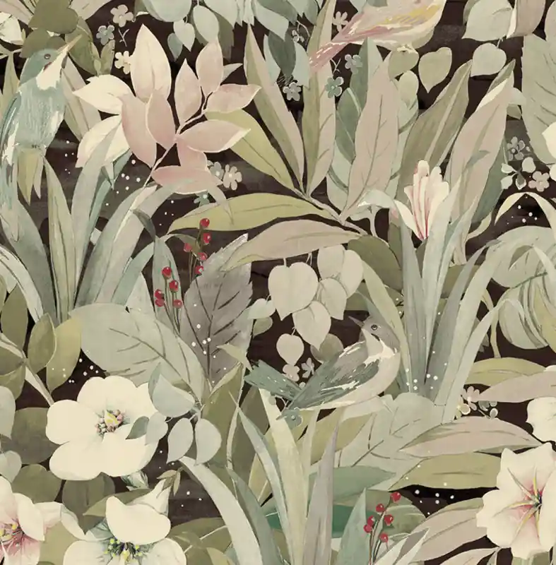 Selbstklebende Tapeten Blossoming Birds Expressversand