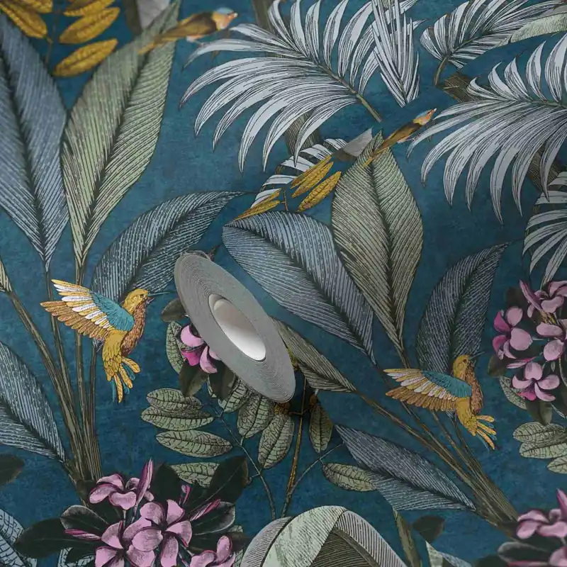 Preisreduziert A.S. Creation PintWalls 387383 Vliestapete Vintage Retro 0.53 x 10.05 m Blau