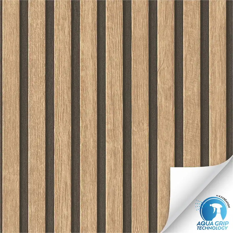 Geprüft Vliestapete 784591 WOW vorgekleistert Holz Braun A.S. Création