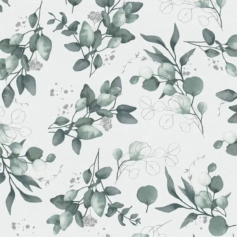 Schnäppchen Vliestapete 397682 Weiß Grün Blumen Floral Pure Elegance A.S. Creation