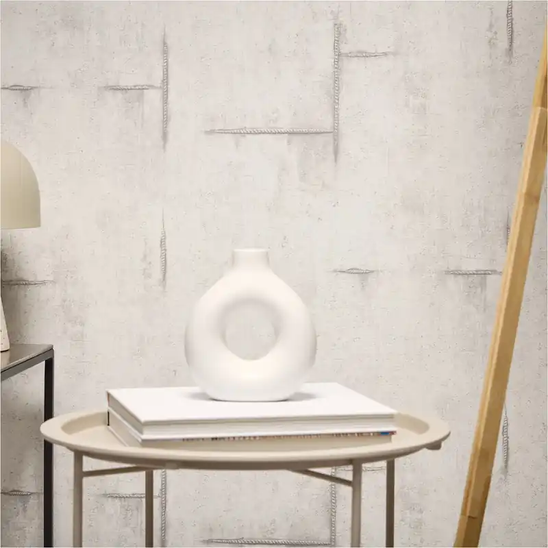 Zertifiziert Vliestapete 790851 Weiß Betonoptik Industrial CosmoLiving by Cosmopolitan A.S. Creation