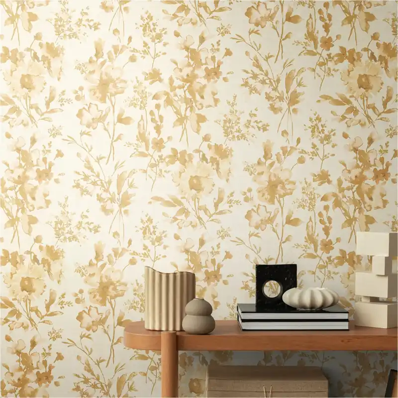 Abverkauf Vliestapete 790614 Gold Blumen Floral CosmoLiving by Cosmopolitan A.S. Creation