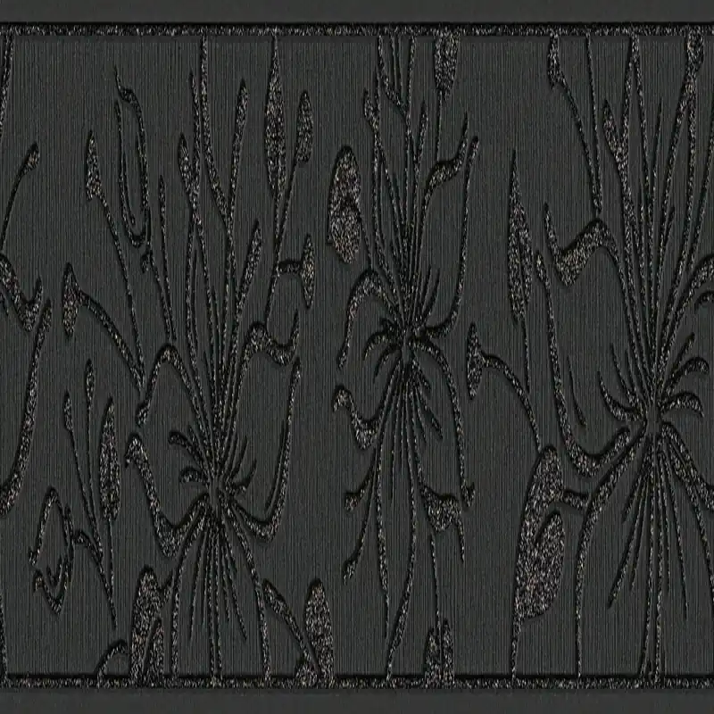 A.S. Creation Only Borders 10 346612 Papiertapete Blumenoptik 0.13 x 5 m Schwarz Preiswert