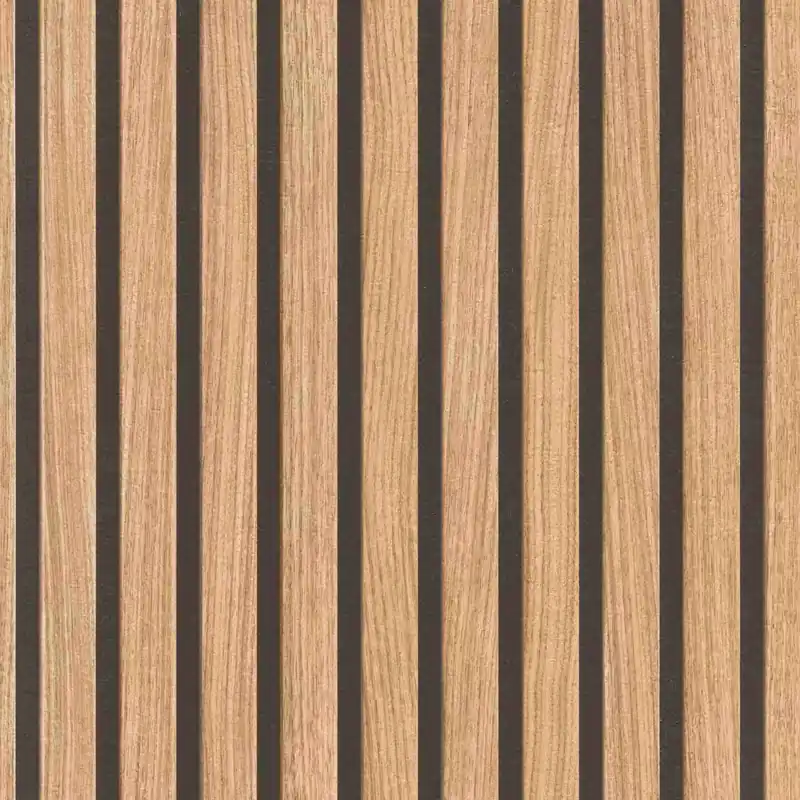 Rasch Selection 278408 Papiertapete Holzpaneele Lamellen 0.53 x 10.05 m Beige Zertifiziert