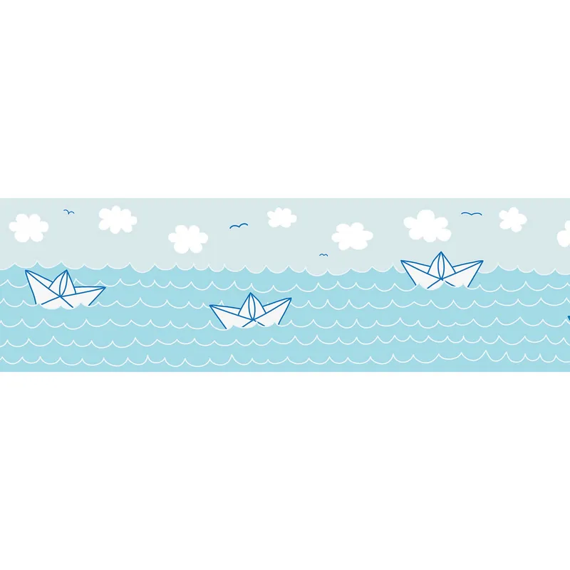 Top-Preis A.S. Creation Lovely Kids 403731 Bordüre Kinderzimmer 5 x 0.155 m Blau