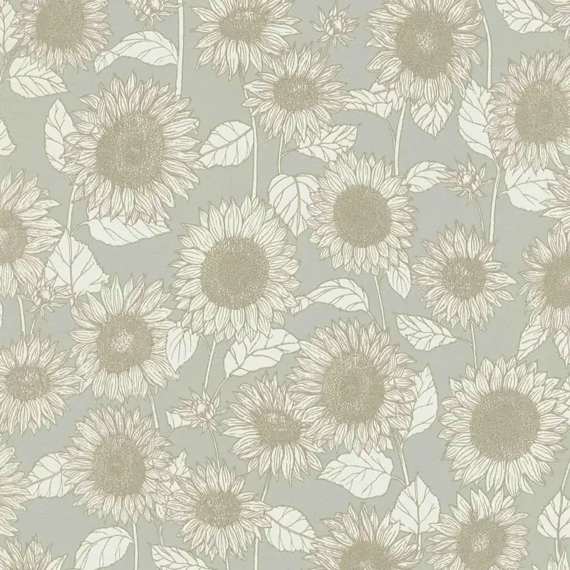 Zertifiziert A.S. Creation New Life 376852 Vliestapete Blumenoptik 0.53 x 10.05 m Beige