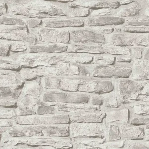 A.S. Creation Bricks & Stones 388153 Vliestapete Steinoptik 0.53 x 10.05 m Greige Günstig