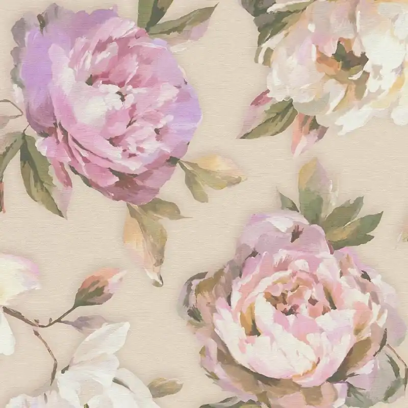 Vliestapete 396081 Lila Pink Blumen Floral PintWalls II A.S. Creation Neuheit