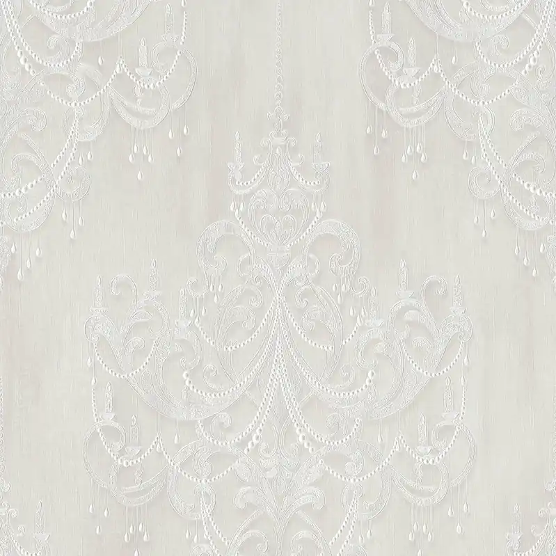 A.S. Creation Mata Hari 380962 Vliestapete Barock 0.53 x 10.05 m Grau Weiß Markenware