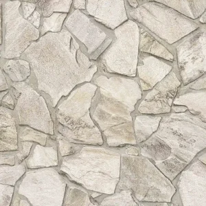 A.S. Creation Bricks & Stones 389312 Vliestapete Steinoptik 0.53 x 10.05 m Beige Neue Kollektion