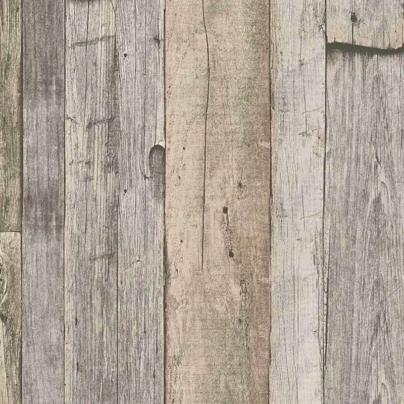 A.S. Creation Best of Wood‘n Stone 959312 Vliestapete Holzoptik 0.53 x 10.05 m Beige Billig