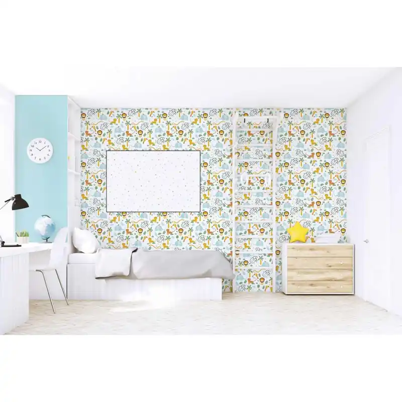 A.S. Creation Dream Flowery 383112 Vliestapete Einfarbig Uni 0.53 x 10.05 m Blau Zertifiziert
