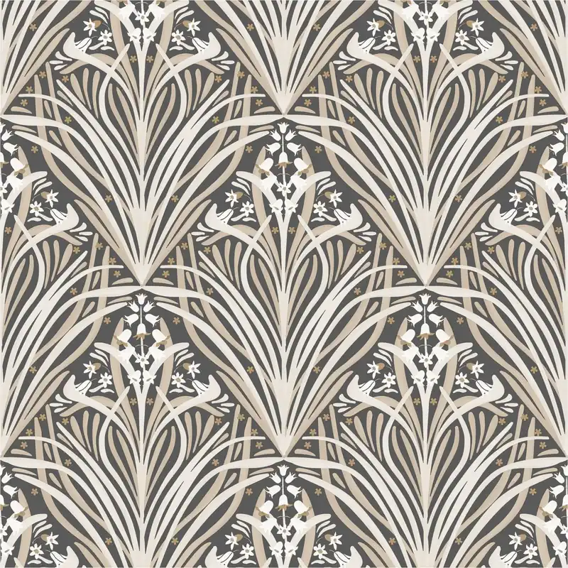 Vliestapete M66109 Elegance Creme Art Deco Blumen Vlies 0.53 x 10.05 m Ugépa Bestpreis
