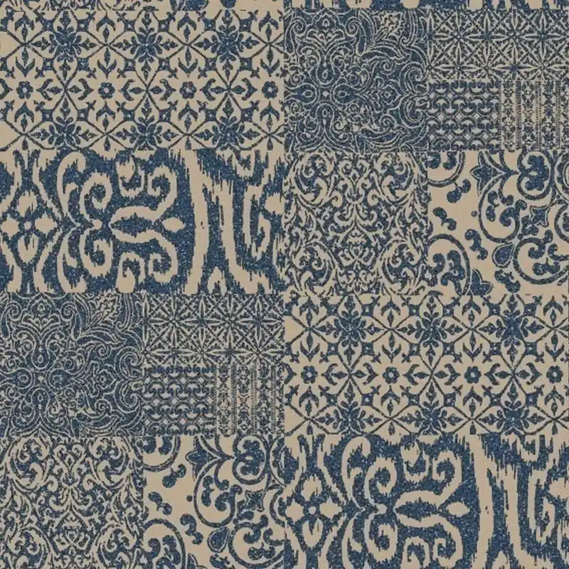 DesignID VERDE 2 219151 Vliestapete Vintage Retro 0.53 x 10.05 m Blau Preisreduziert