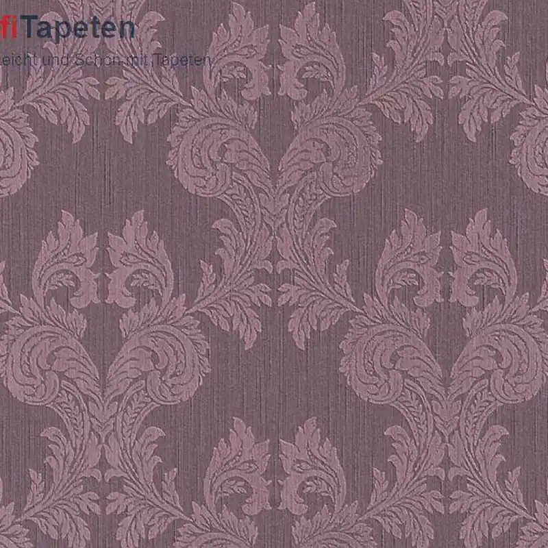 A.S. Creation Tessuto 956305 Vliestapete Barock 0.53 x 10.05 m Violett Versand Am Gleichen Tag