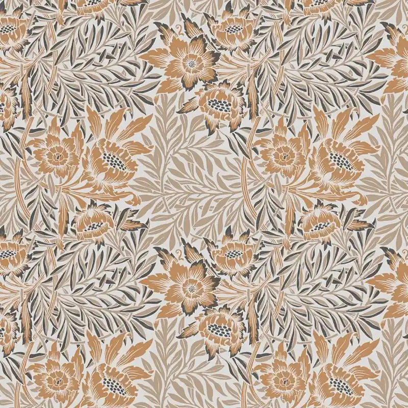 A.S. Creation Art of Eden 390582 Vliestapete Blumenoptik 10.05 x 0.53 m Orange Billig
