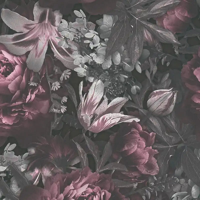 A.S. Creation PintWalls 385093 Vliestapete Blumenoptik 0.53 x 10.05 m Rosa Zertifiziert