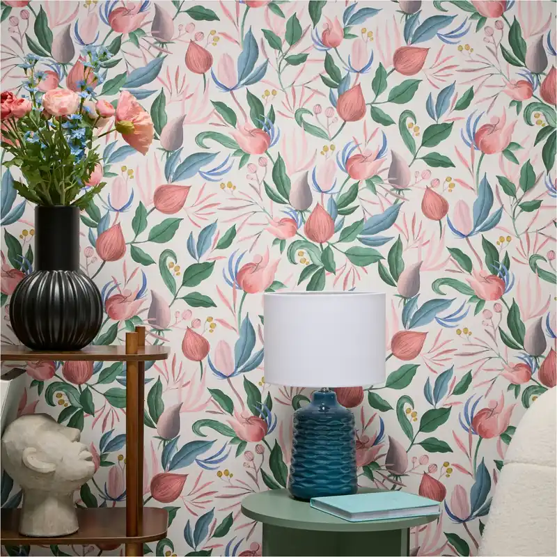 Vliestapete 790625 Bunt Floral Blätter CosmoLiving by Cosmopolitan A.S. Creation Sonderaktion