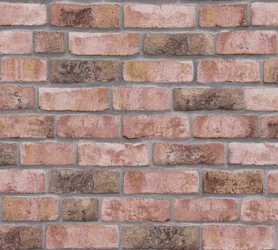 Meistverkauft A.S. Creation Bricks & Stones 388121 Vliestapete Steinoptik 0.53 x 10.05 m Rot