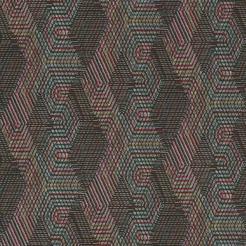 Rasch African Queen III 751925 Vliestapete Geometrisch 0.53 x 10.05 m Bunt Echt