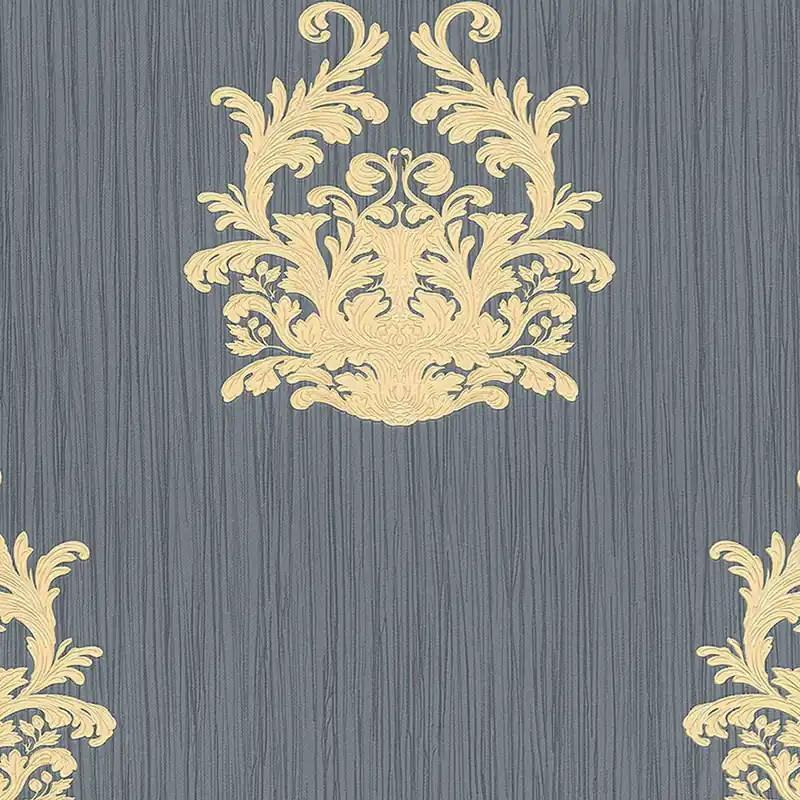 Sale A.S. Creation Nobile 958615 Vliestapete Barock 0.7 x 10.05 m Blau