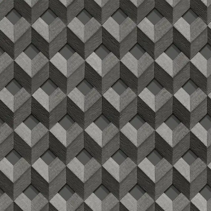 Markenprodukt DesignID Embellish 120133 Vliestapete 3D Optik 0.53 x 10.05 m Grau