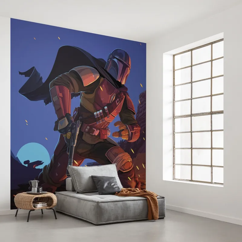 Geprüft Komar Fototapete Star Wars The Mandalorian Big Ambush 280 x 250 cm Digitaldrucktapete Vlies