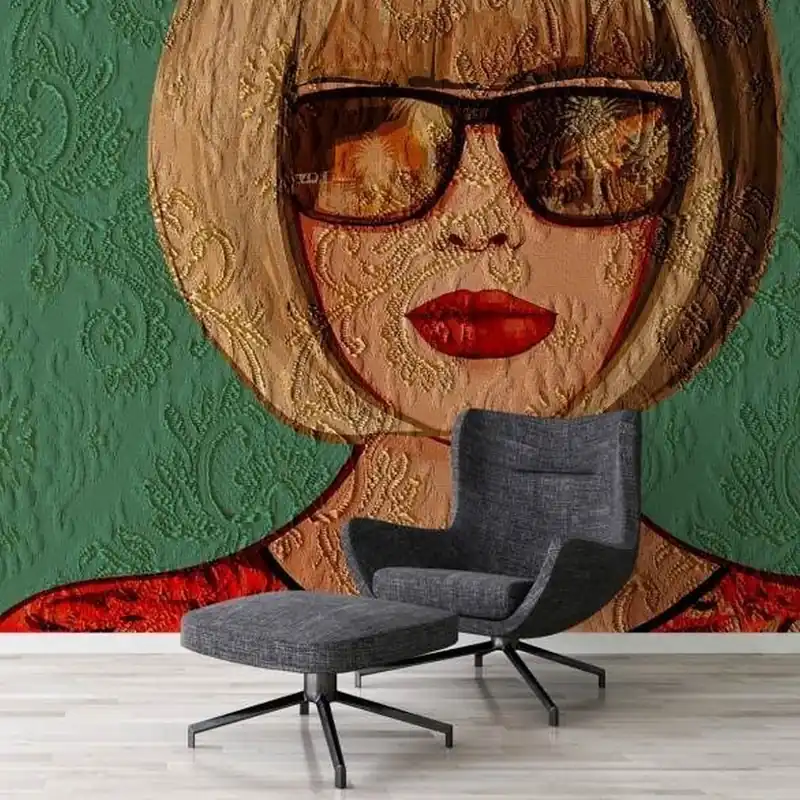 A.S. Creation Atelier 47 DD118315 Fototapete Vlies 400 x 270 cm Gemälde Grün Aktuell