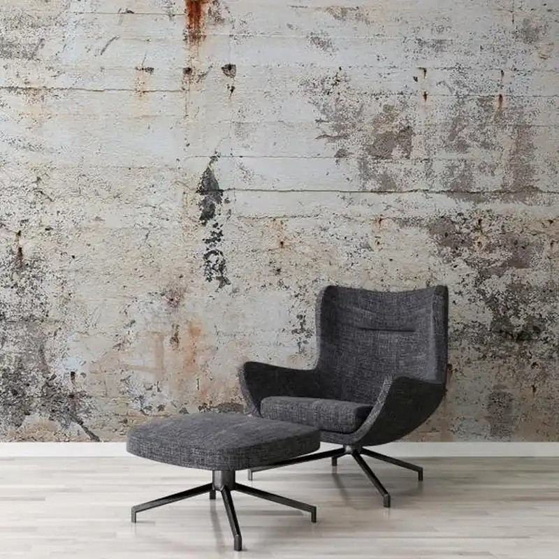 A.S. Creation AP Digital 3 AS471791 Fototapete Vlies 400 x 270 cm Stein & Beton Grau Sichere Zahlung