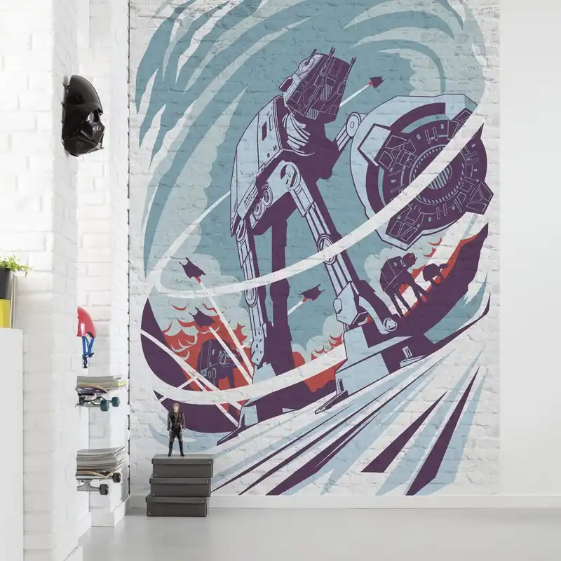 Top-Angebot Komar Fototapete Star Wars Concrete Hoth 280 x 200 cm Vlies Concrete Hoth Battle of Hoth Beton-Optik